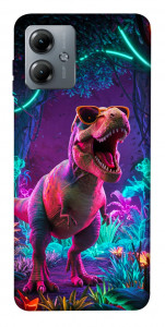 Чехол Neon dino для Motorola Moto G14