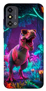 Чехол Neon dino для ZTE Blade A53