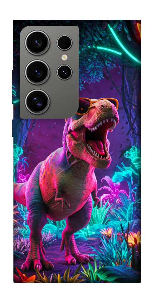 Чехол Neon dino для Galaxy S24 Ultra