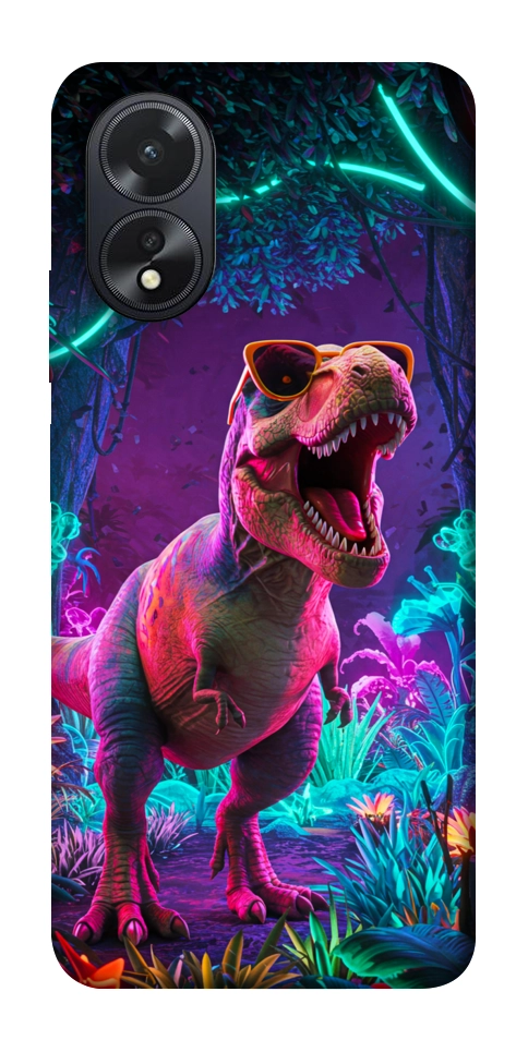 Чехол Neon dino для Oppo A38