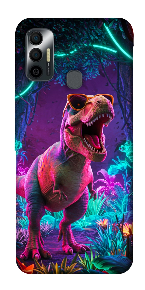 Чохол Neon dino для TECNO Spark 7