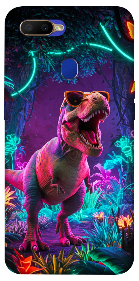 Чохол Neon dino для Oppo A7