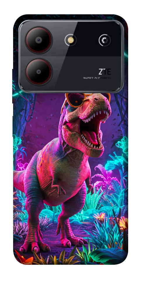 Чохол Neon dino для ZTE Blade A54 4G
