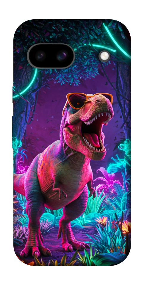 Чехол Neon dino для Google Pixel 8a