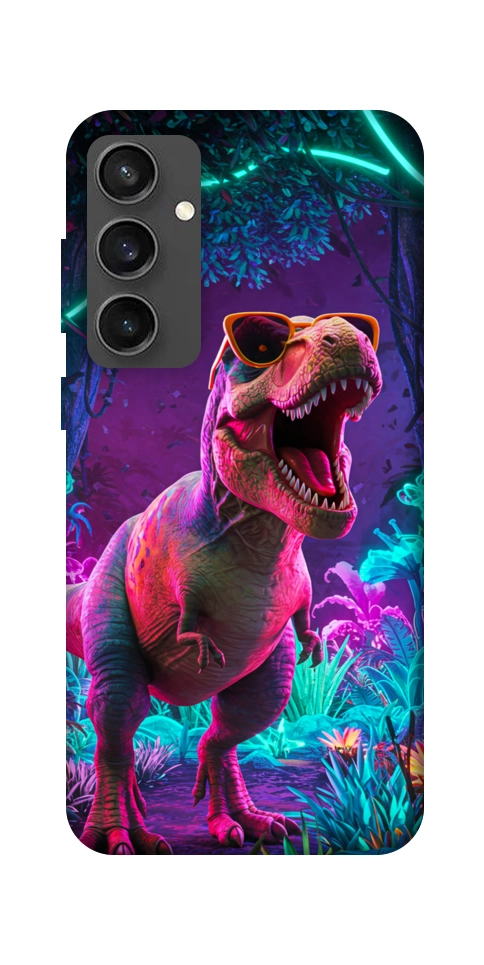 Чехол Neon dino для Galaxy S24 FE