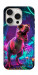 Чохол Neon dino для iPhone 16 Pro