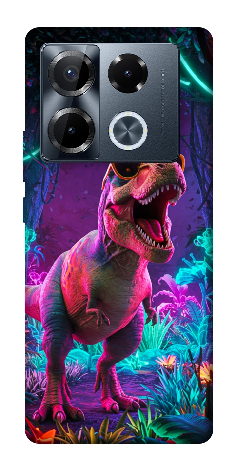 Чехол Neon dino для Infinix Note 40 Pro 4G