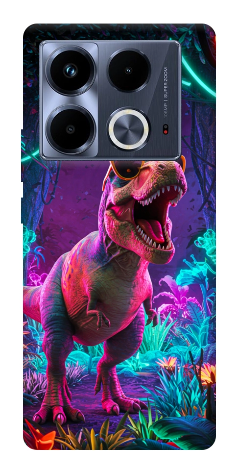 Чохол Neon dino для Infinix Note 40 4G
