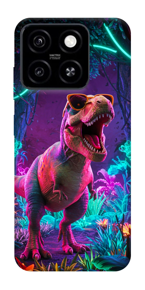 Чехол Neon dino для ZTE Blade A55 4G
