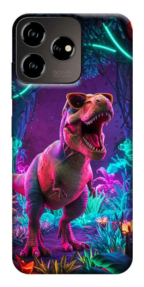 Чехол Neon dino для ZTE Blade V50 Design 4G