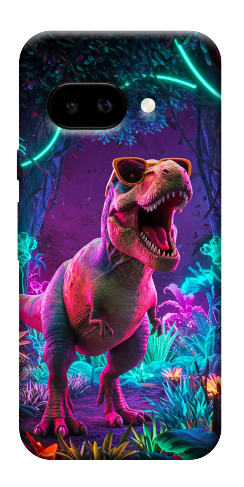 Чохол Neon dino для Google Pixel 9a