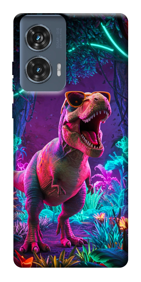 Чохол Neon dino для Motorola Edge 50 Fusion
