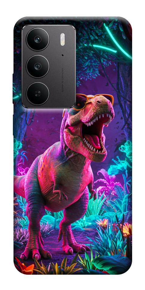 Чехол Neon dino для Realme C75