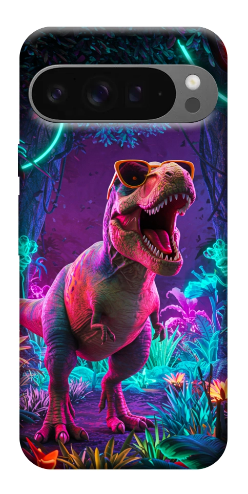 Чехол Neon dino для Google Pixel 10 Pro XL