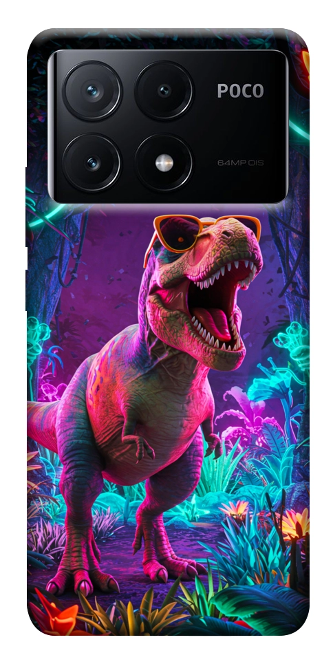 Чехол Neon dino для Xiaomi Poco X6 Pro