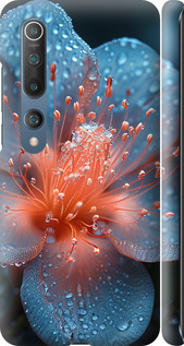Чохол для Xiaomi Mi 10 Pro Роса на квітці (Фіолетовий)
