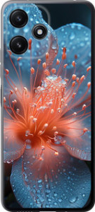 Чохол для Xiaomi Redmi Note 12R Роса на квітці (Фіолетовий)