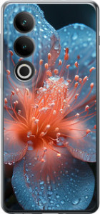 Чохол для OnePlus ACE 3V Роса на квітці (Фіолетовий)