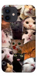 Чохол Сats сollage для iPhone 12 mini