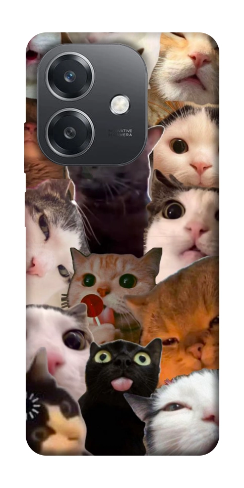 Чохол Сats сollage для Oppo A3 4G