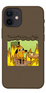 Чохол Dog in the fire для iPhone 12 mini