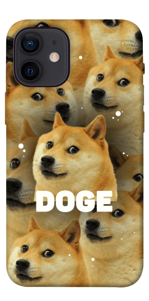 Чохол Doge pattern для iPhone 12 mini