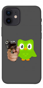 Чохол Duolingo meme для iPhone 12 mini