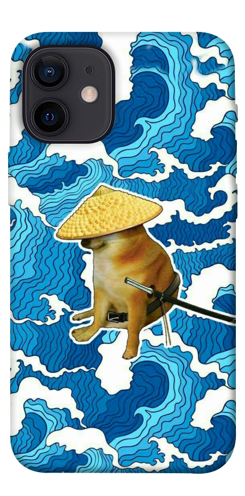 Чехол Sad dog samurai для iPhone 12 mini
