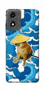 Чехол Sad dog samurai для Motorola Moto E14