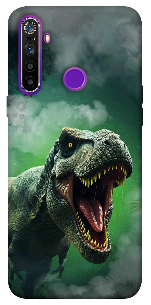 Чехол Green fog dino для Realme 5