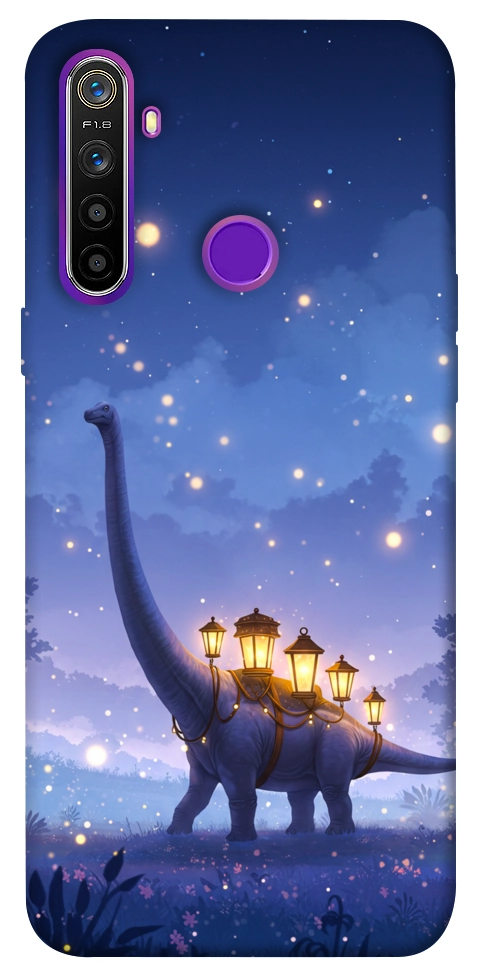 Чохол Lanterns dino для Realme 5