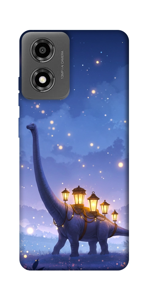 Чохол Lanterns dino для Motorola Moto E14