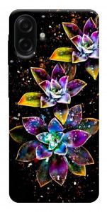 Чехол Flowers on black для Galaxy A07