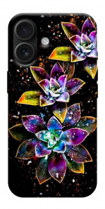Чехол Flowers on black для iPhone 17