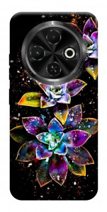Чохол Flowers on black для TECNO Spark 30C (KL5n)