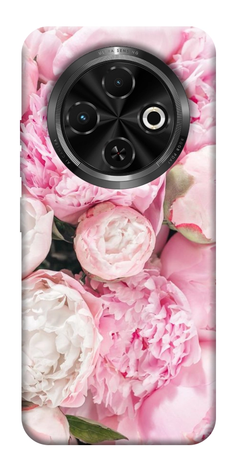 Чехол Pink peonies для TECNO Spark 30C (KL5n)