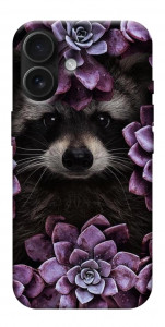 Чехол Енот в цветах для iPhone 17