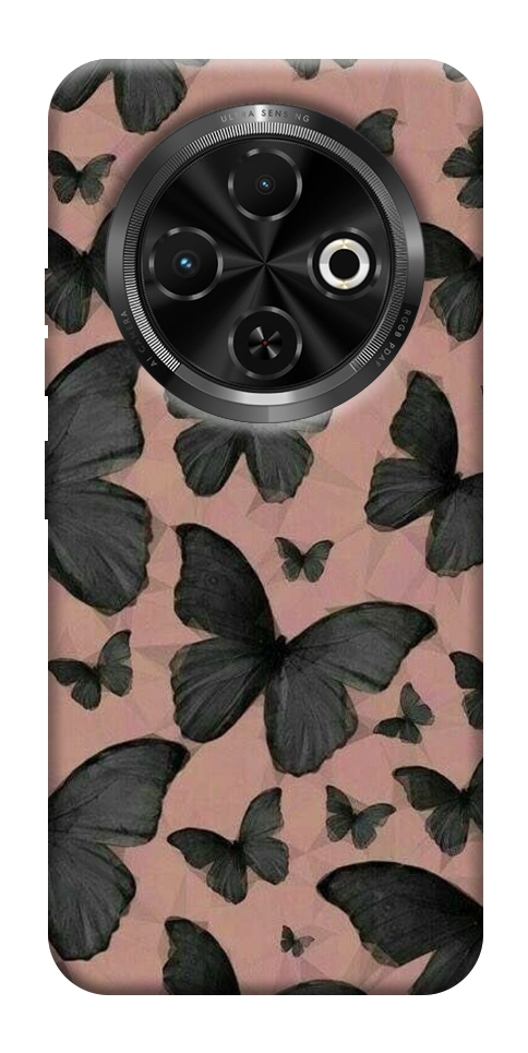 Чехол Порхающие бабочки для TECNO Spark 30C (KL5n)