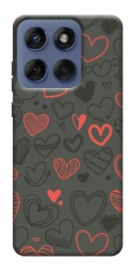 Чехол Милые сердца для Motorola Edge 60 Fusion