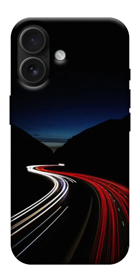 Чехол Красно-белая дорога для iPhone 17