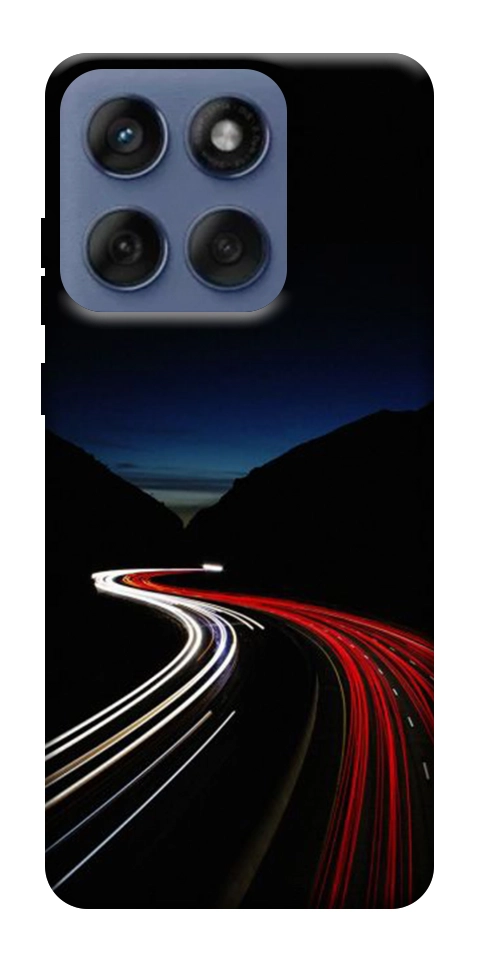 Чехол Красно-белая дорога для Motorola Edge 60 Fusion