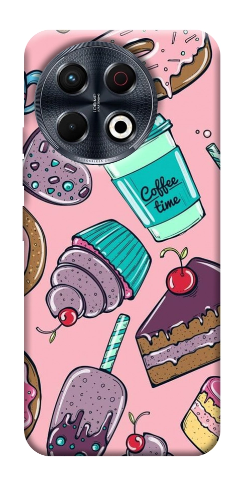 Чохол Coffee time для TECNO Spark 30 Pro (KL7)