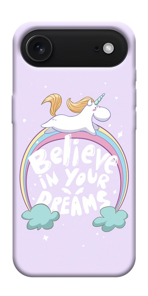 Чехол Believe in your dreams unicorn для iPhone 17 Air
