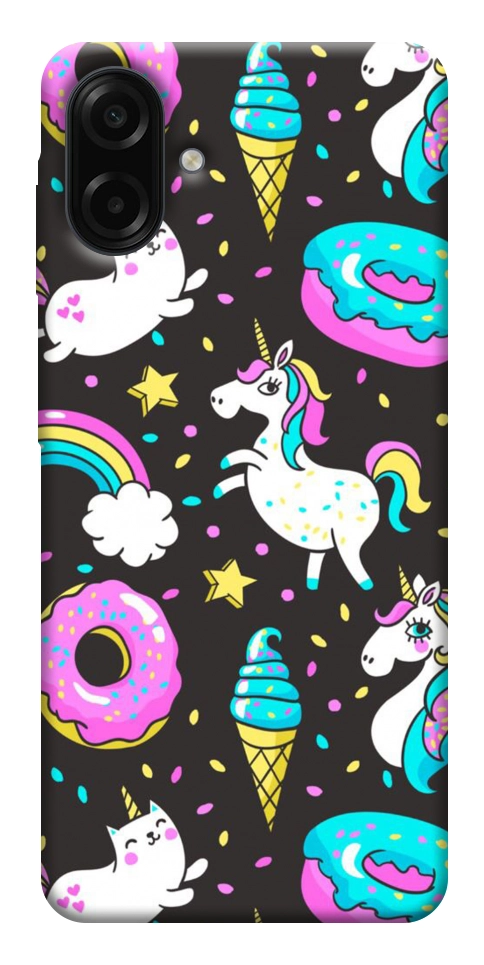 Чехол Паттерн единороги для Galaxy A07