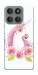 Чохол Єдиноріг з квітами для Motorola Edge 60 Pro
