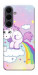 Чехол Единорог с радугой для Galaxy S25 FE