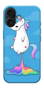 Чехол Единорог с радугой 2 для iPhone 17