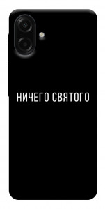 Чехол Ничего святого black для Galaxy A07