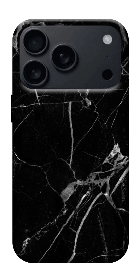 Чохол Чорний мармур для iPhone 17 Pro Max