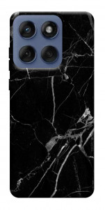 Чехол Черный мрамор для Motorola Edge 60 Fusion